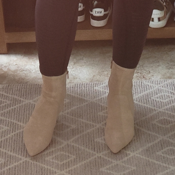 Loeffler Randall Isla beige suede booties - Picture 11 of 13